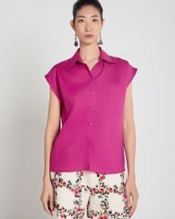 Quần Short Nữ F2 Gấm Kem Hoa A Touch Of Effortless Elegance