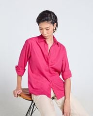 Áo Sơ Mi Nữ F2 Nữ Hồng Sen Tender Drit