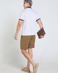 Quần Short Nam F2 Linen Be Tender Drit