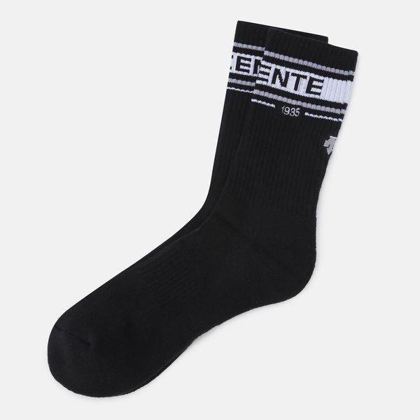 VỚ THỂ THAO UNISEX DESCENTE SPORTS BASIC WORDING CREW SOCKS