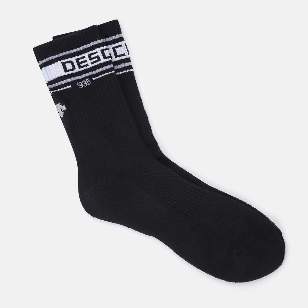 VỚ THỂ THAO UNISEX DESCENTE SPORTS BASIC WORDING CREW SOCKS