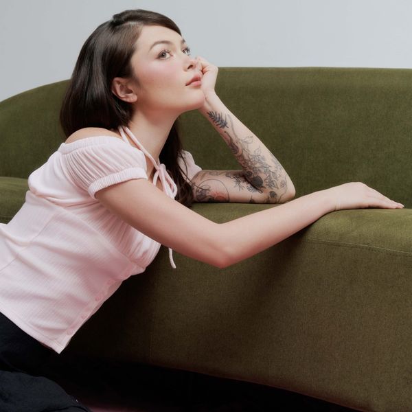Áo Kiểu Nữ DOTTIE Nhún Ngực Cài Nút - T1046