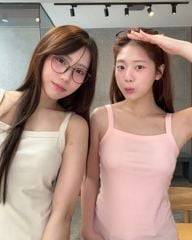 Áo Thun Nữ TheBlueTshirt 90s Tank - Pink Bamboo Cotton