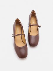 Giày Cao Gót Nữ Pazzion Tasha Block Heel Mary Janes