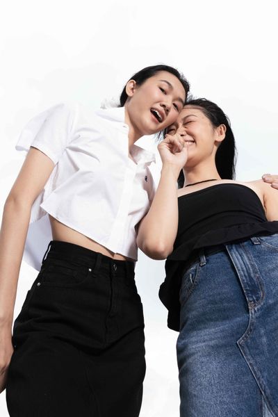 Áo Nữ TheBlueTshirt Poplin Boxy Shirt - White Cotton 110