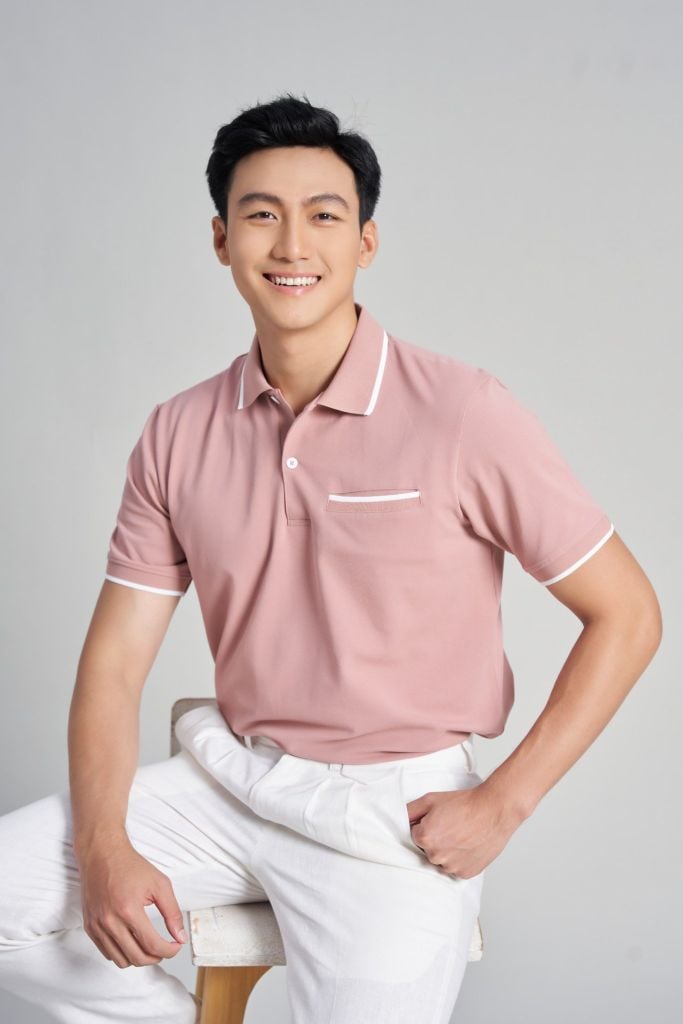 Áo Thun Nam F2 Cotton Hồng Dâu The New Cool