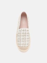 Giày Lười Nữ Pazzion Margot Tweed Lace-Up Espadrilles