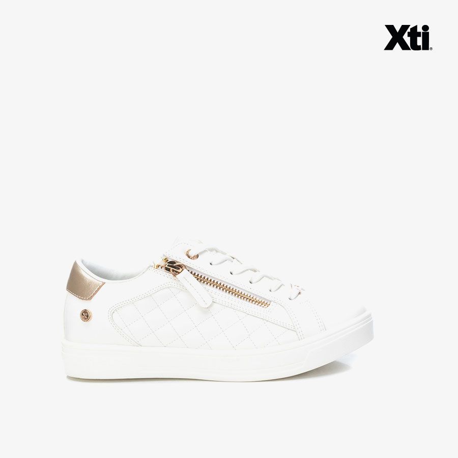 [Trưng bày] Giày Sneakers Nữ XTI White Pu Ladies Shoes