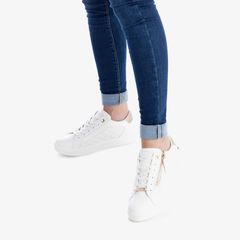 [Trưng bày] Giày Sneakers Nữ XTI White Pu Ladies Shoes