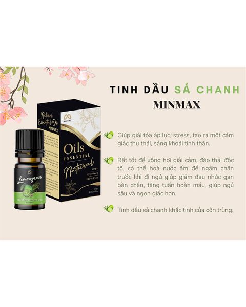 Tinh Dầu Sả Chanh MinMax 10ml