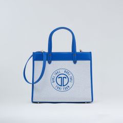 Túi Xách Tay Nữ THÁI TUẤN Thời Trang Khóa Kéo Màu Xanh