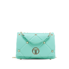 Túi Xách Tay Nữ THÁI TUẤN Đeo Vai Khóa Bấm Thời Trang Màu Xanh Mint