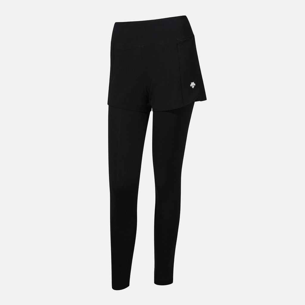 QUẦN THỂ THAO NỮ DESCENTE SHORT SLEEVE PANTS ATTACHED LEGGINGS