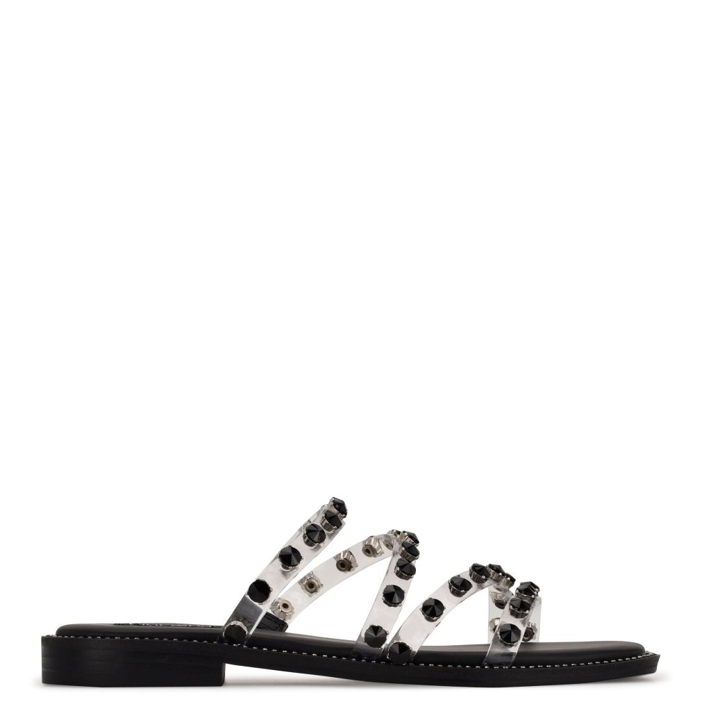 Dép Quai Ngang Nữ Sandals Nine West Wnevan3-A 22B1