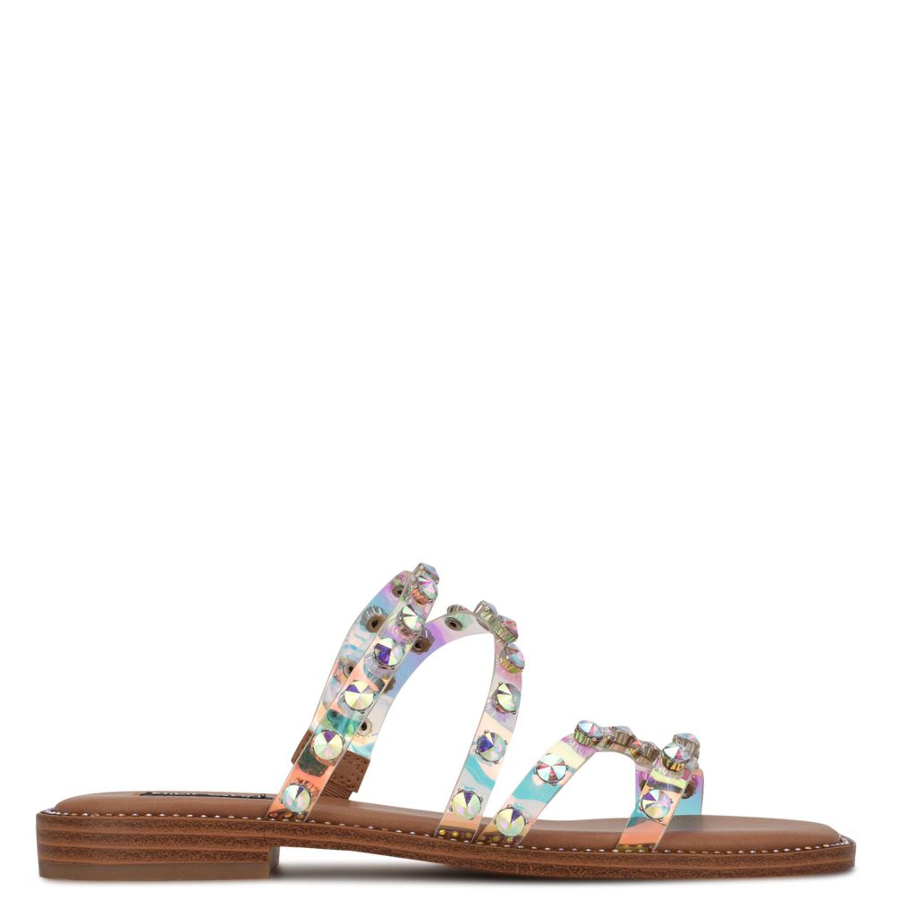 Dép Quai Ngang Nữ Sandals Nine West Wnevan3-A 22B1