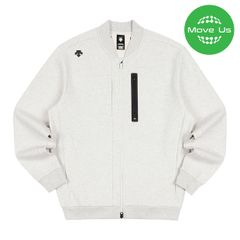 ÁO KHOÁC BOMBER NỈ THỂ THAO UNISEX DESCENTE UNI MOVE US