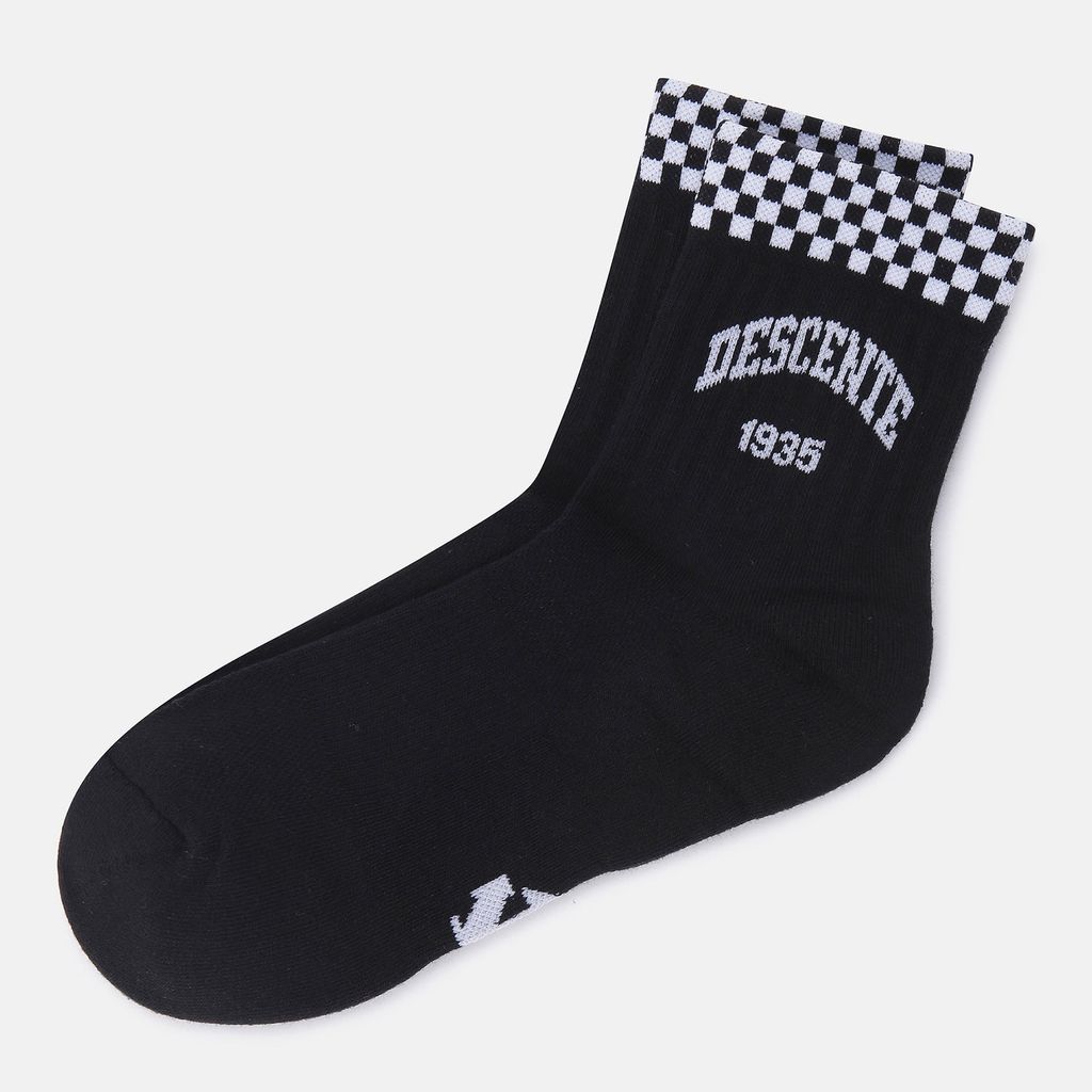 VỚ THỂ THAO UNISEX DESCENTE SPORTS BASIC LOGO CREW SOCKS