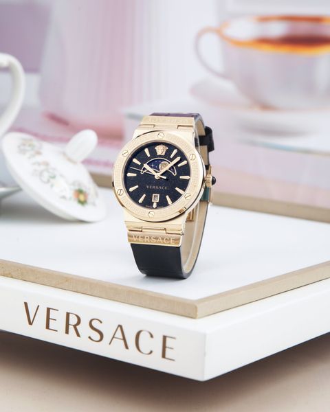 Đồng Hồ Nữ VERSACE Greca Logo Moonphase