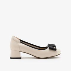 Giày Cao Gót Nữ Pazzion Itzel Love Embellished Bow Low Block Heels