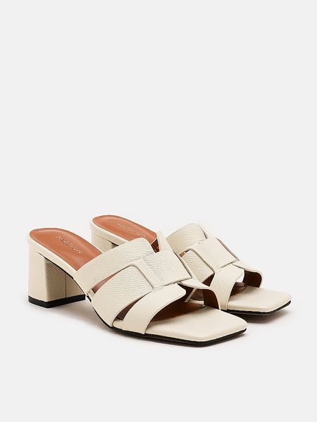 Dép Cao Gót Nữ Pazzion Virginia Cowhide Leather Heels