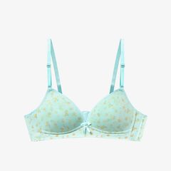 Áo Ngực Bralette Không Gọng Thun Lạnh Hoa Văn Active BRM07015