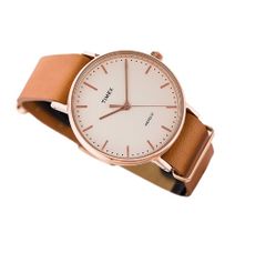 Đồng Hồ Unisex TIMEX Fairfield 41mm TW2P91200 Mặt Tròn Dây Da - Chính Hãng