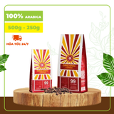  Cà phê Arabica hữu cơ rang xay nguyên chất 100% Hạ Long 99 gói 250g/500g - Organic Coffee JSC 