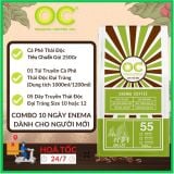  Bộ thải độc đại tràng cà phê Enema cho người mới (Cafe Enema 250g, túi truyền, dây truyền) - Combo 10 ngày Enema 