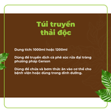  Túi truyền cafe thải độc đại tràng, cà phê Enema (chưa bao gồm dây truyền nối) - Organic Coffee JSC 