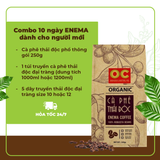  Bộ thải độc đại tràng cà phê Enema cho người mới (Cafe Enema 250g, túi truyền, dây truyền) - Combo 10 ngày Enema 