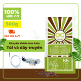  Cà phê hữu cơ thải độc đại tràng Enema dạng bột Tiêu Chuẩn gói 500gr - 250gr - Organic Coffee JSC 