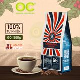  Cà phê rang xay nguyên chất Arabica Blend Hội An 66, Cafe rang mộc pha phin/pha máy gói 250g/500g - Organic Coffee JSC 