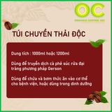  Túi truyền cafe thải độc đại tràng, cà phê Enema (chưa bao gồm dây truyền nối) - Organic Coffee JSC 