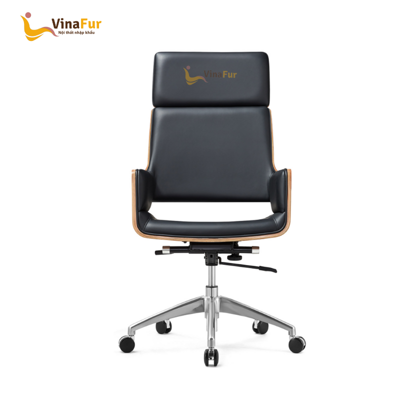 Ghế VF86 lưng gỗ veneer uốn cong hiện đại