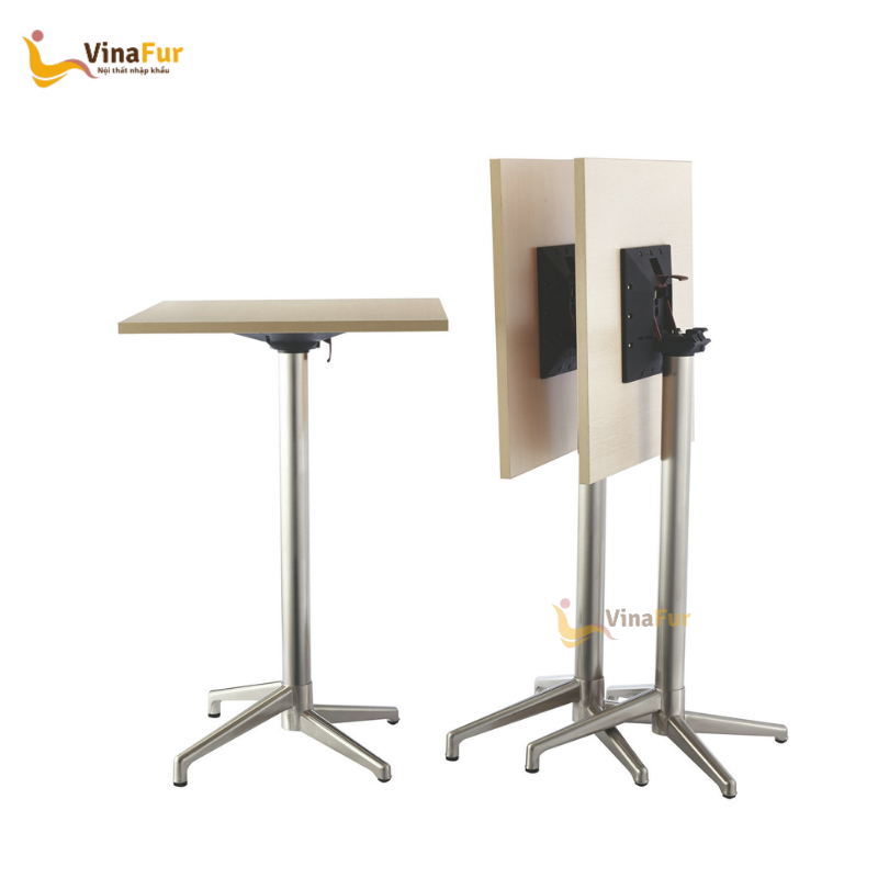 Bàn bar gấp mở, bàn gấp mặt, bàn bar thông minh