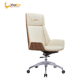 Ghế văn phòng lưng gỗ uốn Veneer M10