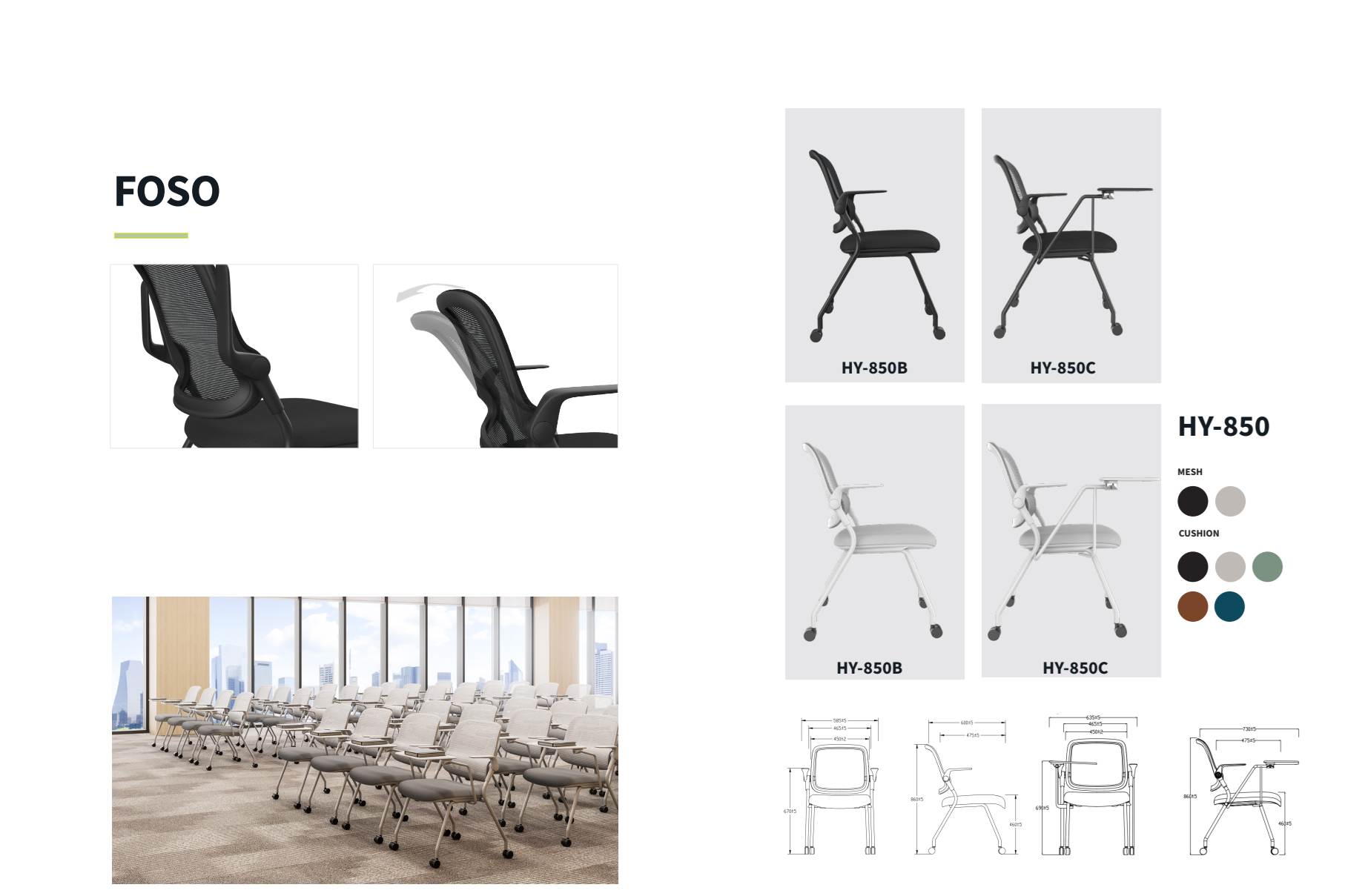 Ghế training HY-850C