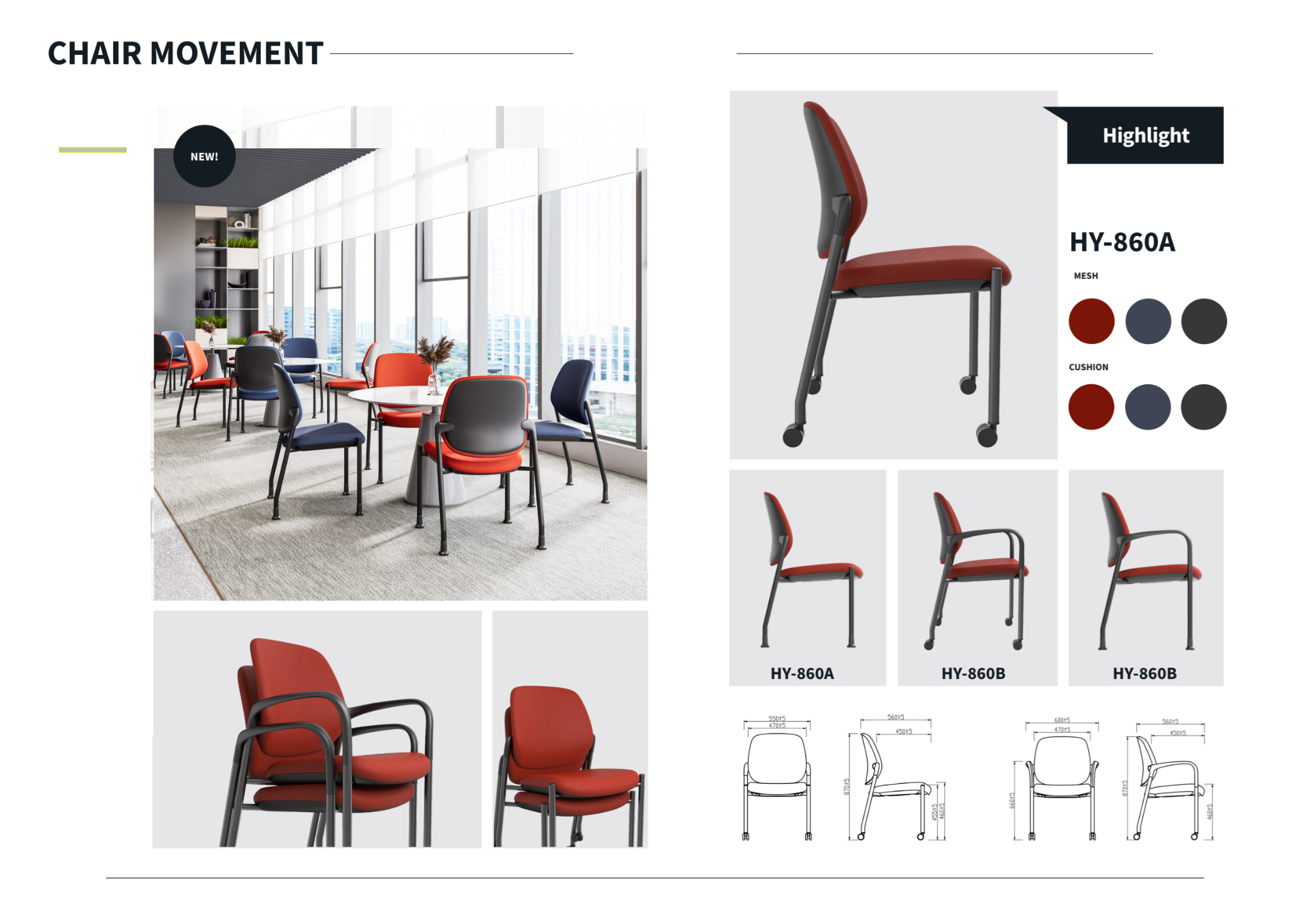 Ghế training HY-860