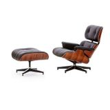 Ghế Lounge da thật Eames & Ottoman