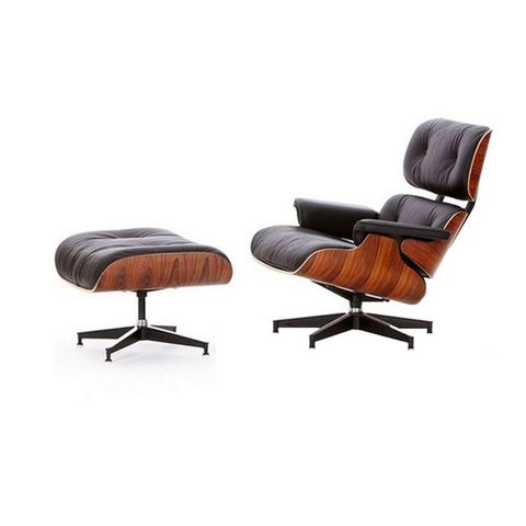 Ghế Lounge da thật Eames & Ottoman