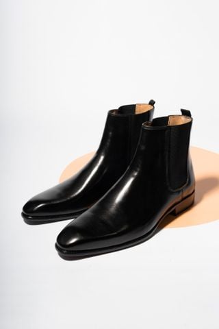 GIÀY BOOT NAM ĐEN - GAD013D