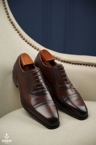 GIÀY NAM BUỘC DÂY NÂU - GTX008N