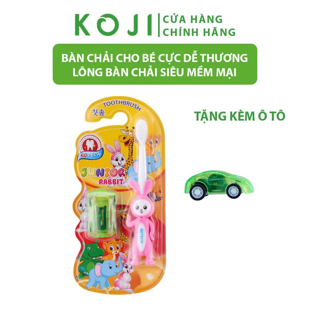 Vỉ Bàn chải đánh răng cho bé hình con thỏ EQ Tech Junior Rabbit ...