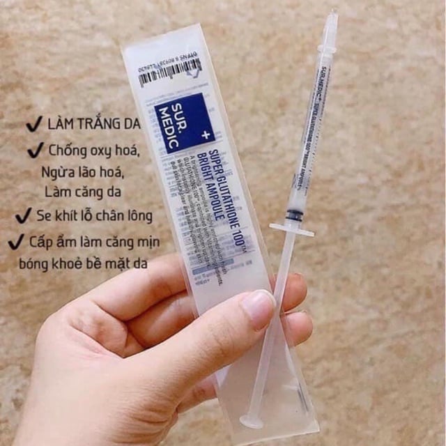 Tinh Chất Truyền Trắng Neogen Sur.Medic+ Super Glutathione 100 Bright – Wi  & Wi
