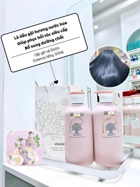 Trang chủ / Dầu gội xả, hấp, dầu dưỡng tóc Biotin collagen essence pink ...