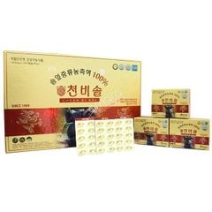 Viên tinh dầu thông đỏ Hàn Quốc Cheon Bi Sol hộp 180 viên