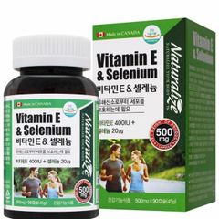 Viên Uống Vitamin E Và Selenium Hàn Quốc 500mg