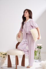 Đồ bộ Pijama lụa băng tay ngắn quần dài TN64