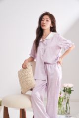 Đồ bộ Pijama lụa băng tay ngắn quần dài TN64