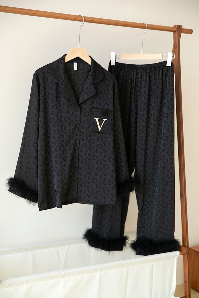 Đồ bộ Pijama lụa băng tay dài quần dài TD70